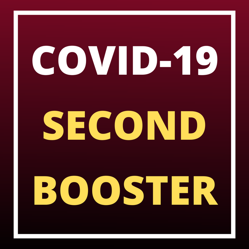 COVID 19 second booster graphic