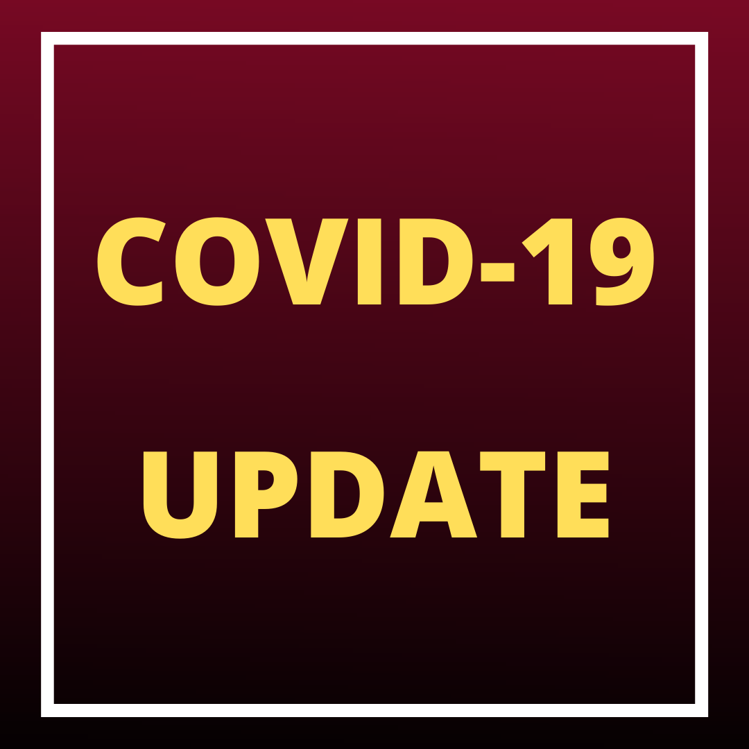 Graphic reading "COVID-19 Update"